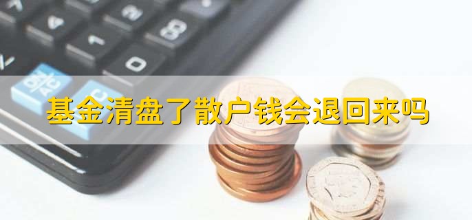 基金清盘了散户钱会退回来吗