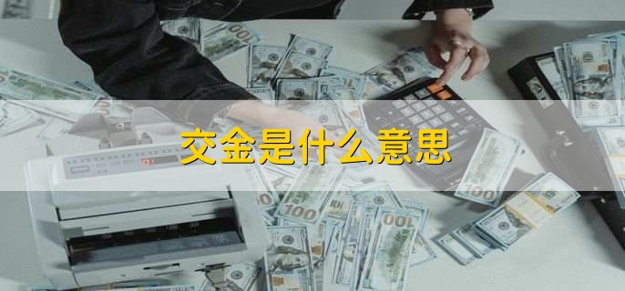 交金是什么意思