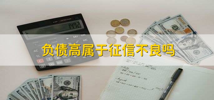 负债高属于征信不良吗