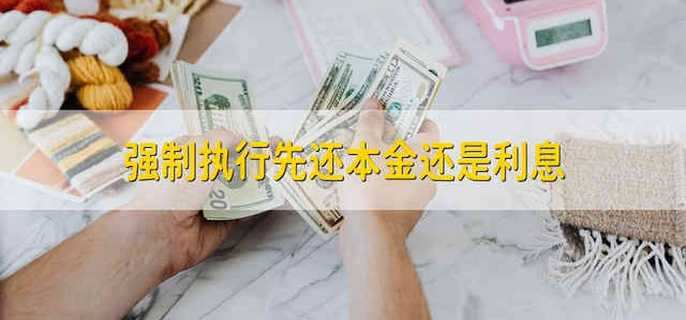 强制执行先还本金还是利息