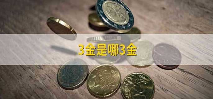 3金是哪3金