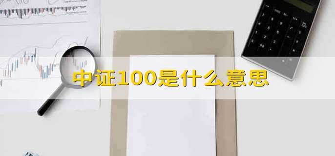 中证100是什么意思