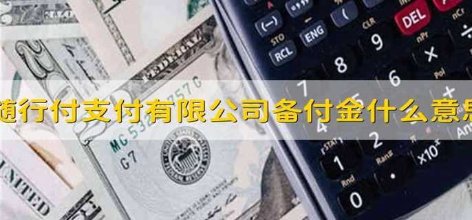 随行付支付有限公司备付金什么意思