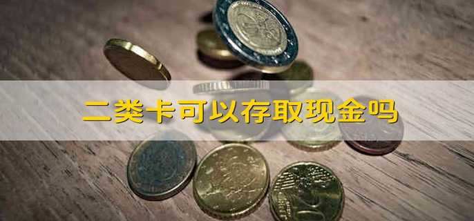 二类卡可以存取现金吗