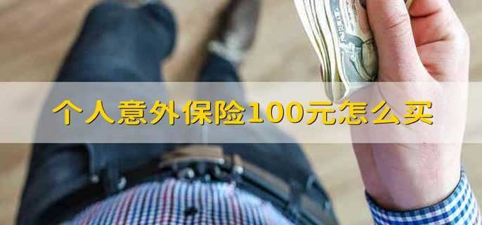 个人意外保险100元怎么买