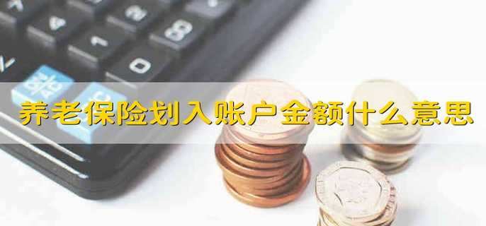 养老保险划入账户金额是什么意思