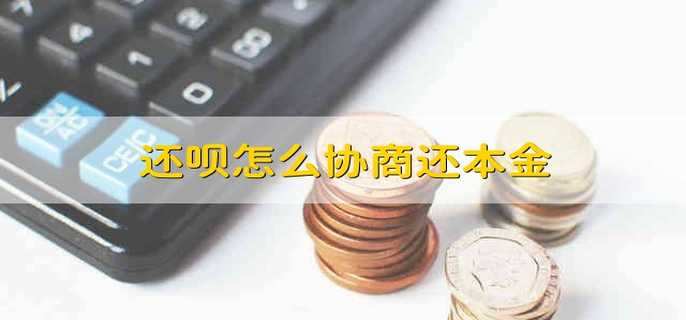 还呗怎么协商还本金