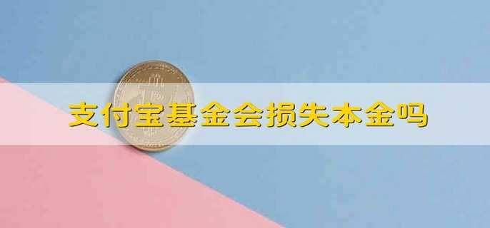 支付宝基金会损失本金吗