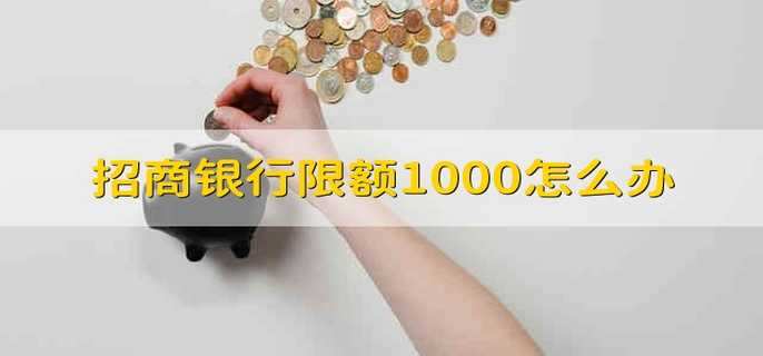 招商银行限额1000怎么办