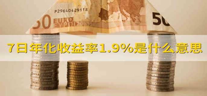 7日年化收益率1.9%是什么意思