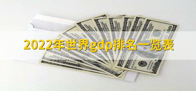 2022年世界gdp排名一览表