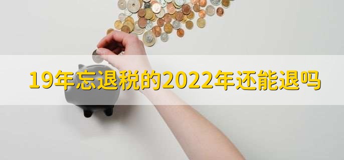 19年忘退税的2022年还能退吗