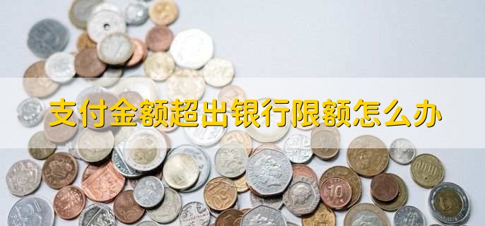 支付金额超出银行限额怎么办