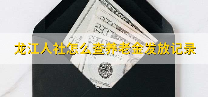 龙江人社怎么查养老金发放记录