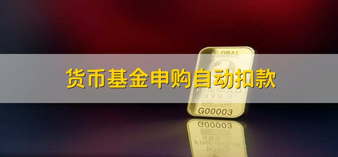 货币基金申购自动扣款