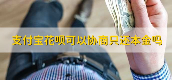 支付宝花呗可以协商只还本金吗