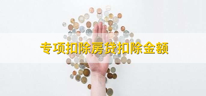 专项扣除房贷扣除金额