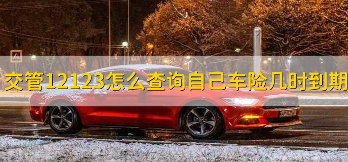 交管12123怎么查询自己的车保险几时到期