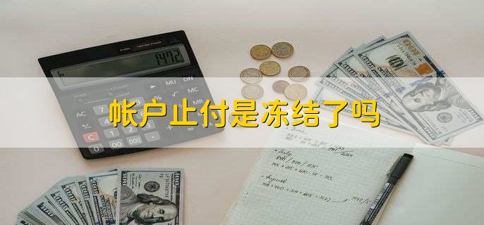 帐户止付是冻结了吗