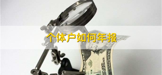 个体户如何年报