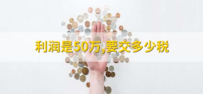 利润是50万,要交多少税