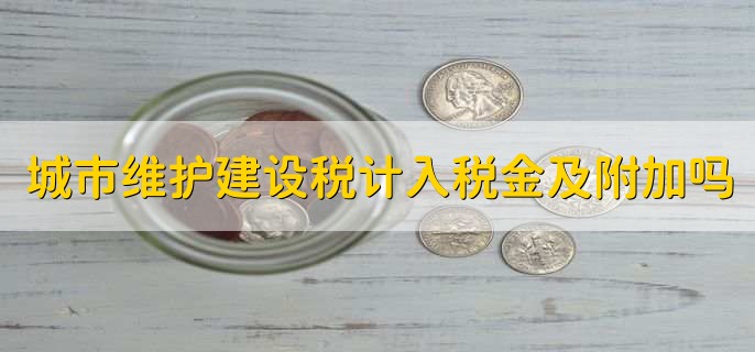 城市维护建设税计入税金及附加吗