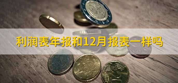 利润表年报和12月报表一样吗，不一样