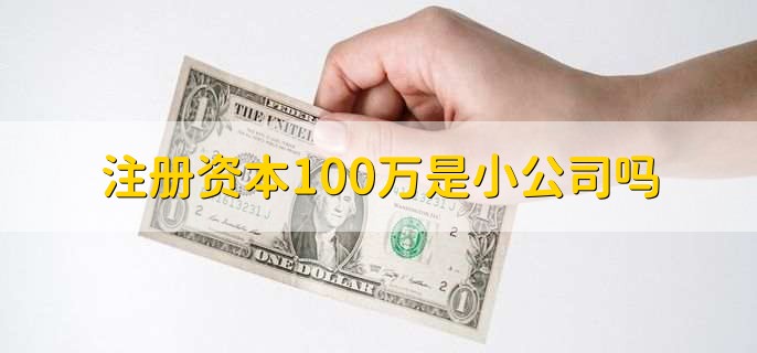 注册资本100万是小公司吗