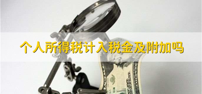 个人所得税计入税金及附加吗，不计入