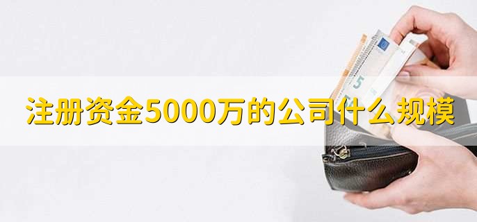 注册资金5000万的公司什么规模