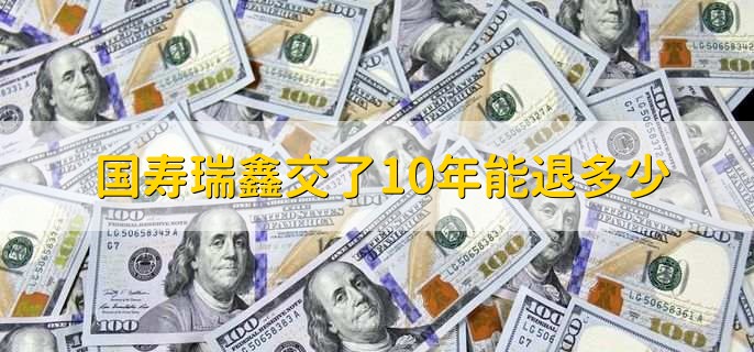 国寿瑞鑫交了10年能退多少