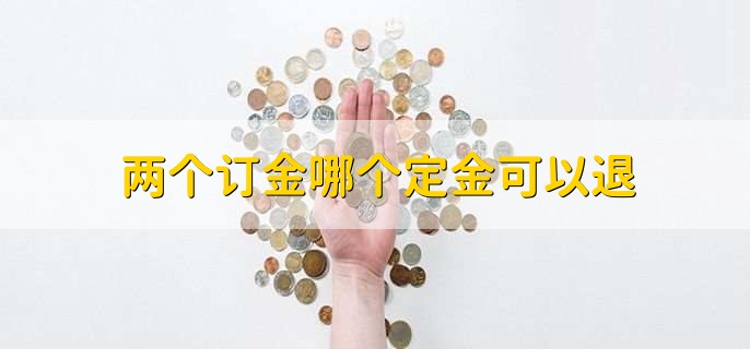 两个订金哪个定金可以退，订金